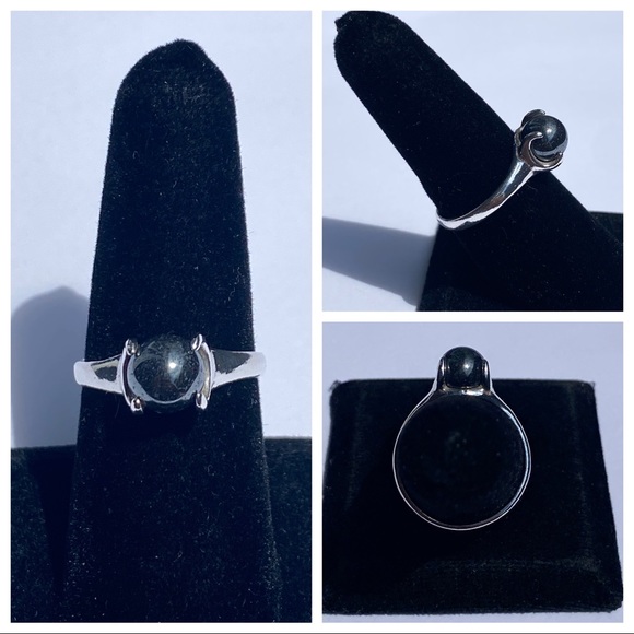 925 sterling silver hematite ring✨ - Picture 5 of 16